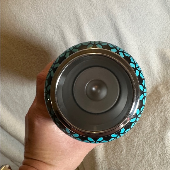 Reebok 32 oz Stainless Steel Water Bottle with Handle - Black/ Teal/ Purple - Picture 4 of 4